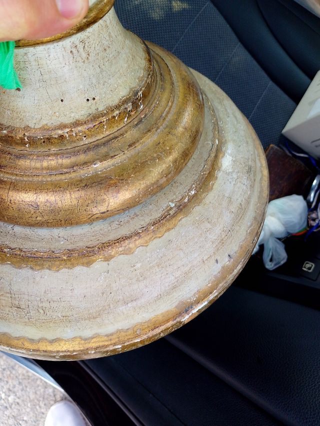 Candeliere in legno dorato XVIII/XIX sec.