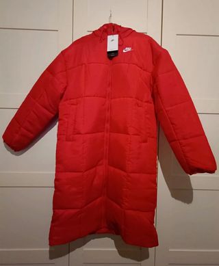 Chaqueta Larga Nike Roja