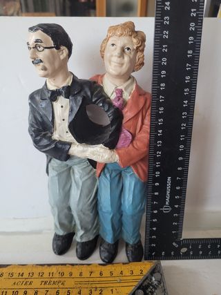 Figura Hermanos Marx sujetabotellas vintage