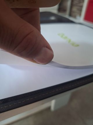 Carpeta portadocumentos de cuero sint.