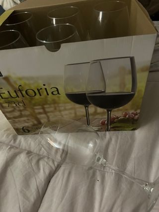 Copas de vino Euforia 73cl