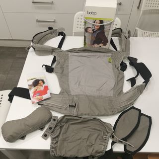 Mochila Portabebés Boba Gris
