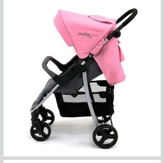 Carrito de bebé rosa fucia  Asalvo son las 3 parte