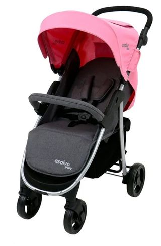 Carrito de bebé rosa fucia  Asalvo son las 3 parte