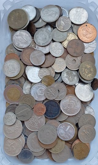 Colección 1 Kilo Monedas Mundiales