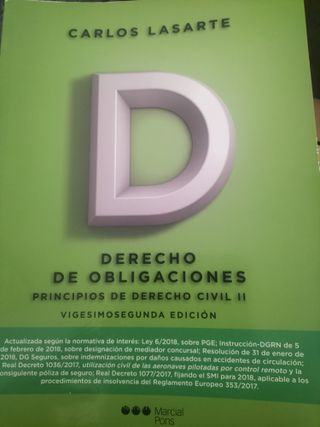 Principios De Derecho Civil. Tomo Ii: Derecho D...