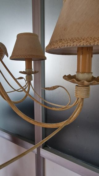 Lámpara de techo beige