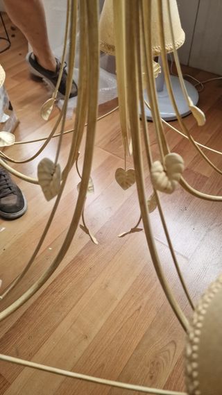 Lámpara de techo beige