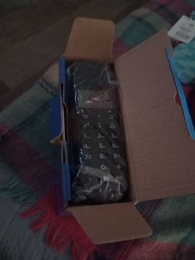 Teléfono Inalámbrico Negro