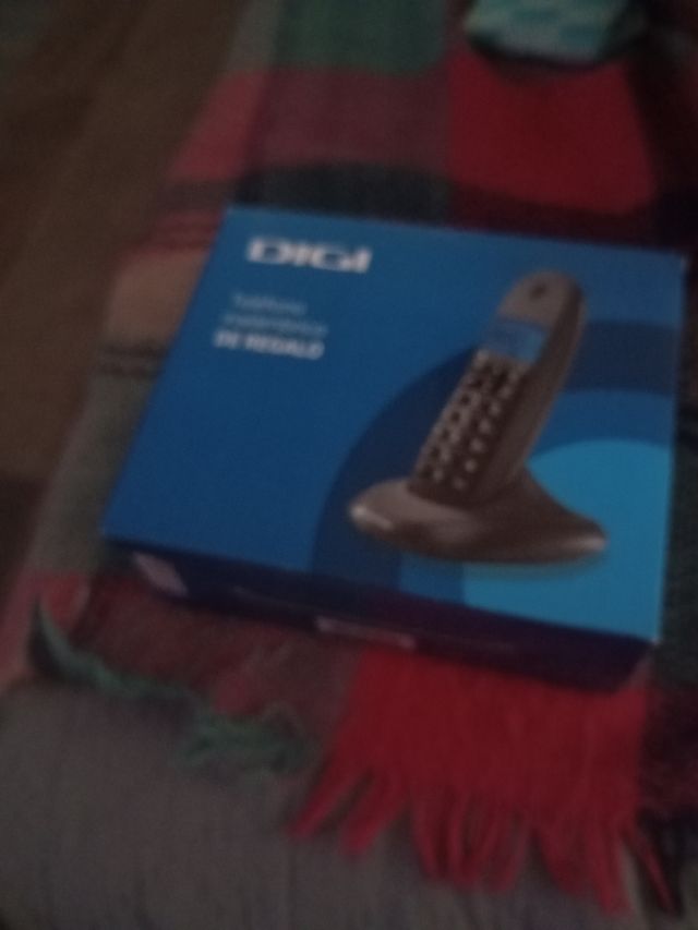 Teléfono Inalámbrico Negro