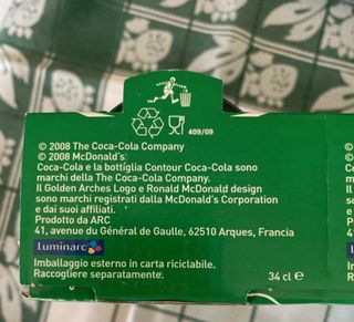 6 Bicchieri Coca Cola Edizione 2008 34 cl