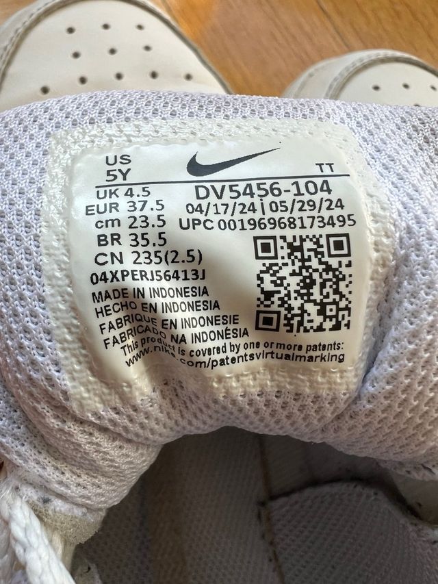 Zapatillas Nike niño blancas