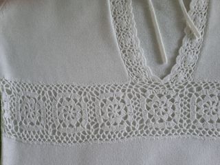 Jersey Bershka blanco mujer
