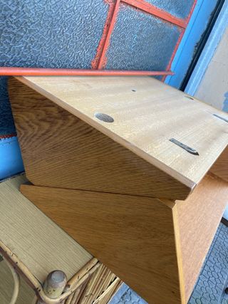 Baldas colgantes de madera