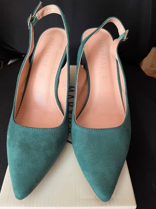 Zapatos de tacón Marypaz verde talla 40