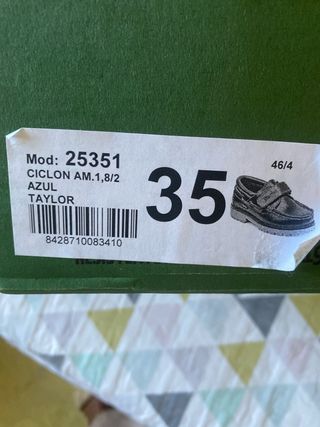 Náuticos Gorila Velcro Azul Talla 35