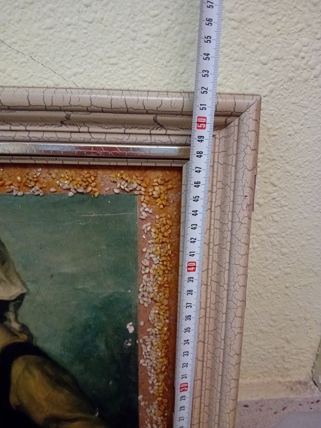 Cuadro mujer con verduras