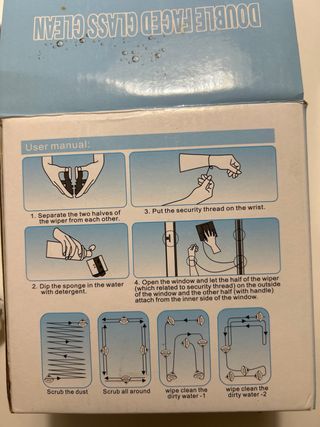 limpiacristales imantado