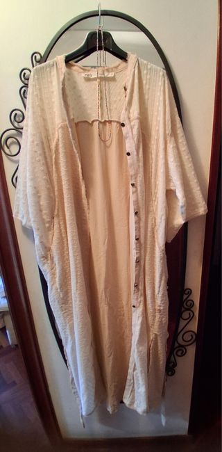 Kimono Zara Beige Talla L