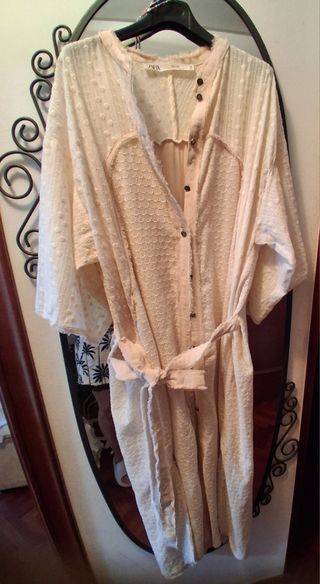 Kimono Zara Beige Talla L