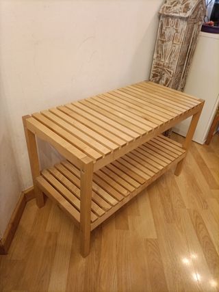 Banco de madera Ikea Molger