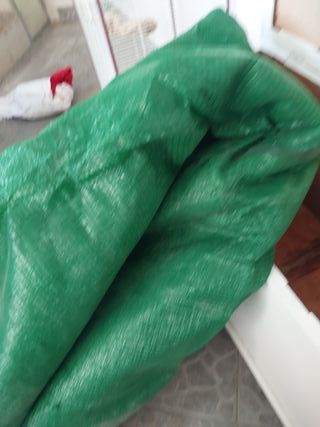 Lona para toldo de poliéster verde