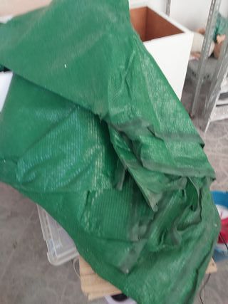 Lona para toldo de poliéster verde