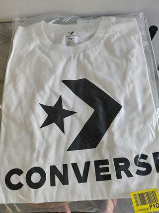 Camiseta Converse Blanca Logo Star Chevron