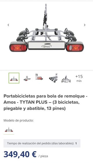 Portabicicletas TYTAN 3 AMOS