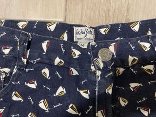 Shorts niña Zara 14 años estampado barcos