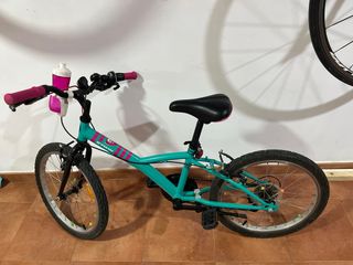 Bicicleta infantil niña color turquesa
