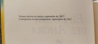 El poder del ahora: Una guía para la iluminació...