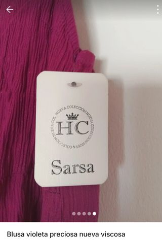 Blusa violeta viscosa