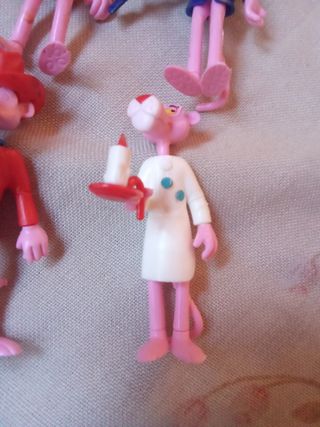 Lote 4 figuras Pantera Rosa