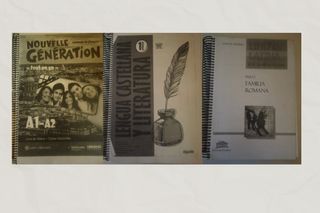 Lote de libros de 1 °de bachillerato 
