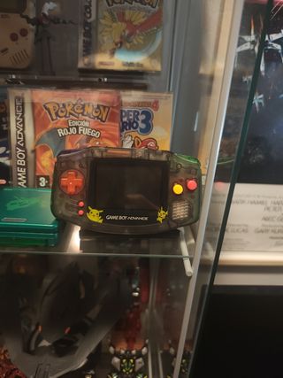Consola Game Boy Advance Gris Tranlucido.