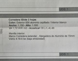 Ventana PVC exterior