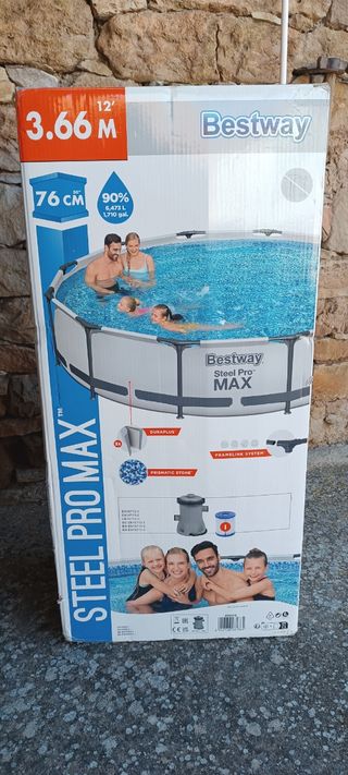 hasta el 2 octubre. Piscina Bestway Steel 366×76