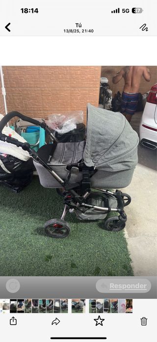 Carrito Jane completo: huevo, capazo y sillita