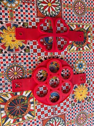 Molde Silicona Huevo Corazón y Círculos