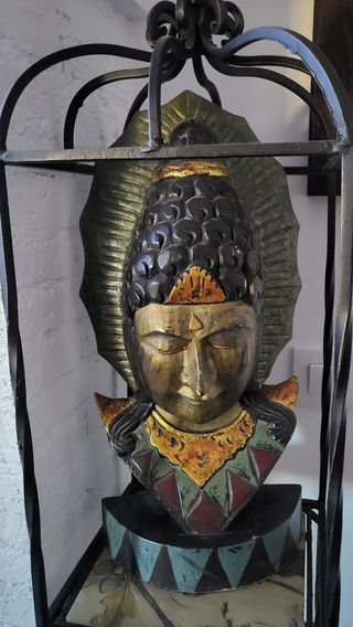 Figura Buda Madera Tallada