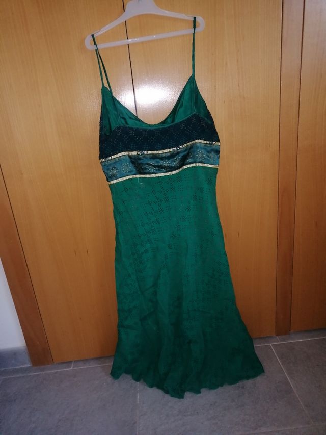Vestido largo verde