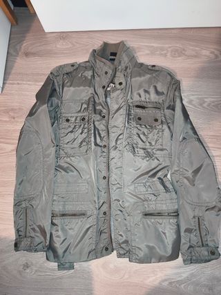 Chaqueta Zara Gris Hombre