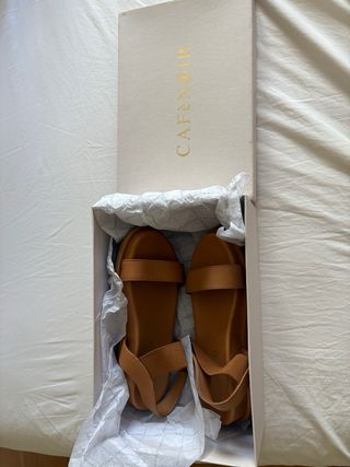 Sandalias Cafe Noir Piel Marrón