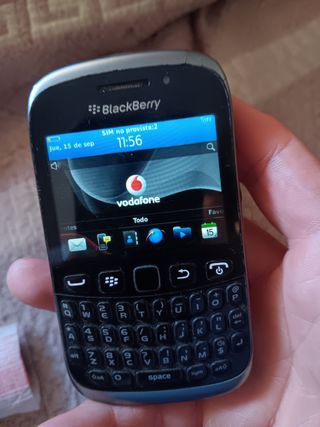 BlackBerry Curve Caja y Teléfono