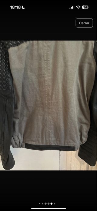 Cazadora MAISON SCOTCH gris piel