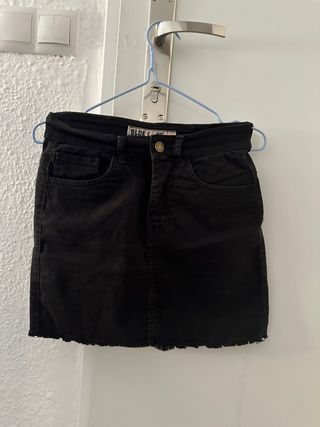 Falda Jean Negra