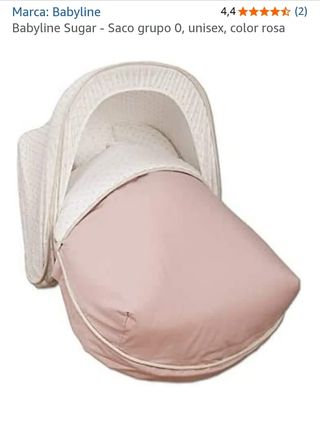 Saco Capazo Babyline Sugar Rosa