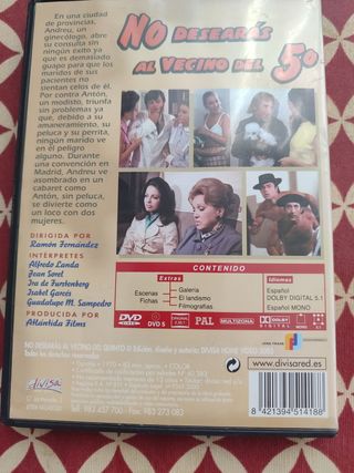 No desearás al vecino del quinto. DVD.