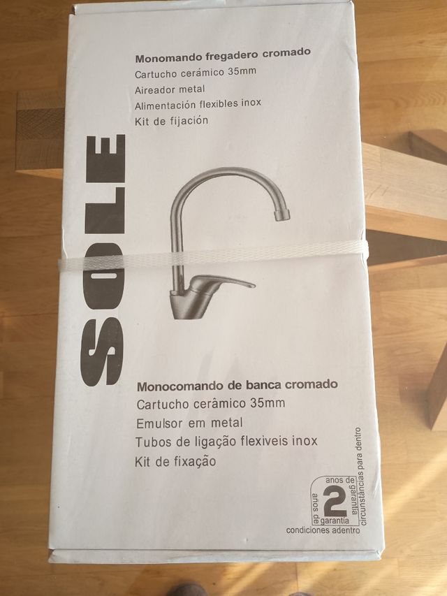 Grifo Monomando Fregadero Cromado